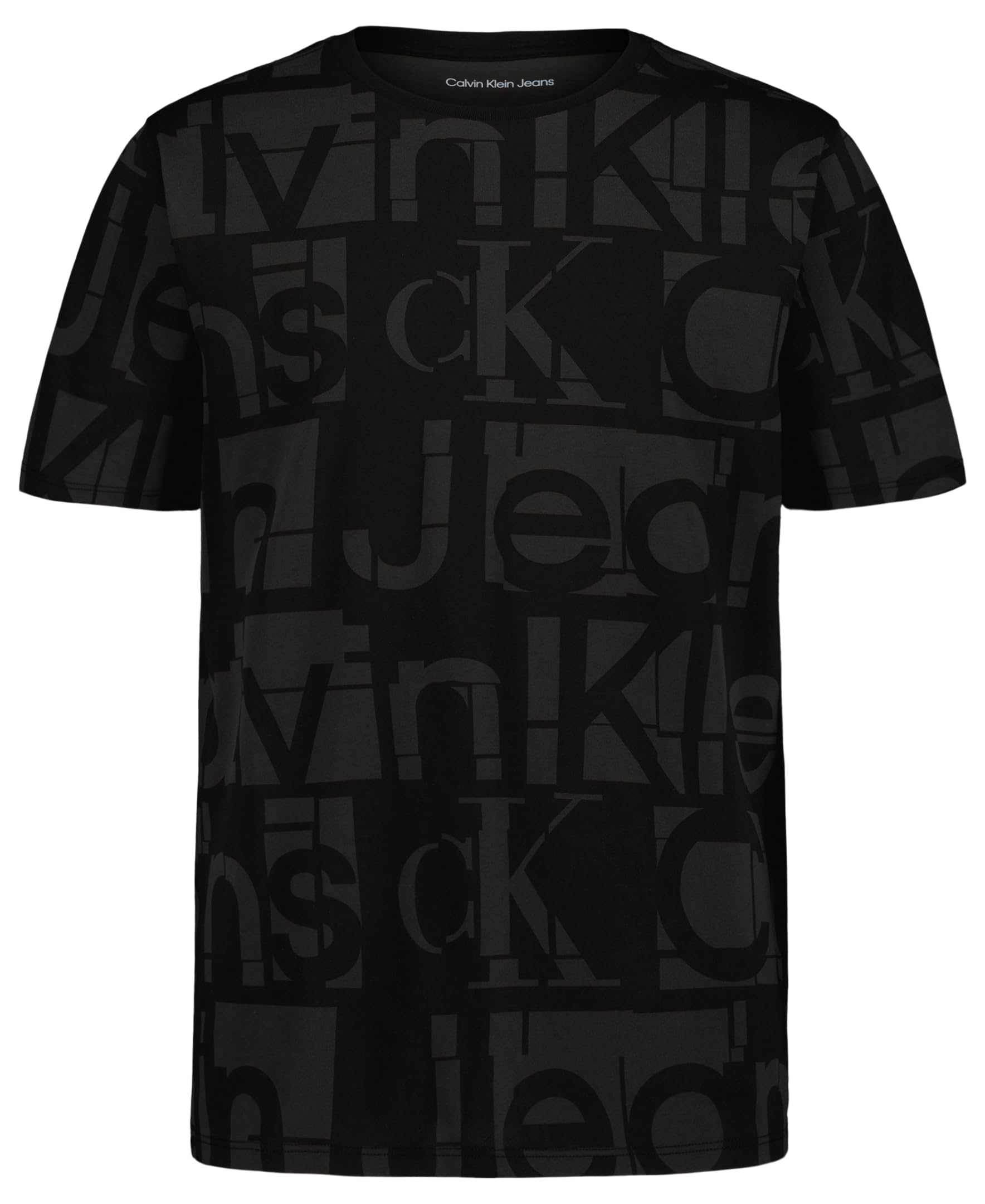 Calvin Klein Boys' Short Sleeve Fashion Graphic Crew Neck T-Shirt, Comfortable, Relaxed Fit